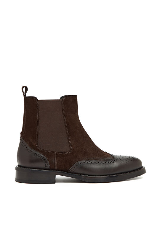 Acı Kahve Erkek Chelsea Deri Bot