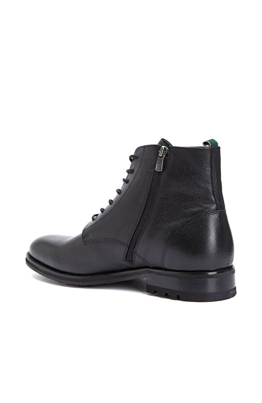 Black Men's Leather Lightweight Boots