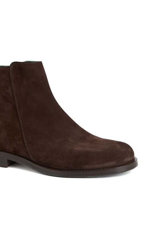 Acı Kahve Erkek Süet Deri Bot