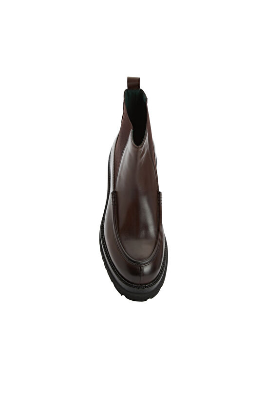 Kahverengi Chelsea Erkek Deri Bot