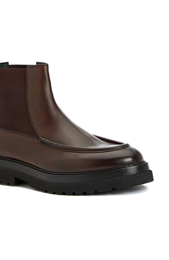 Kahverengi Chelsea Erkek Deri Bot