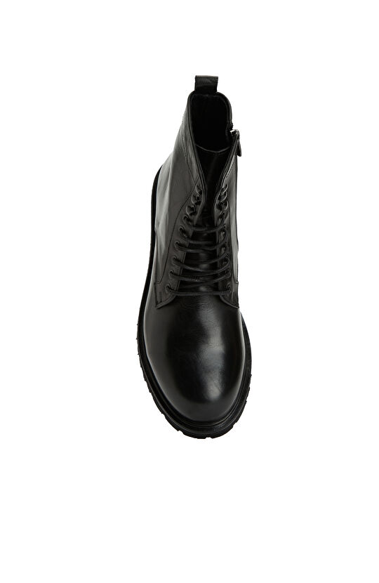 Siyah Erkek Deri Postal Bot