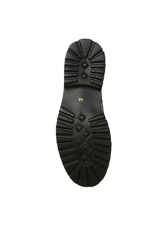 Siyah Erkek Deri Postal Bot