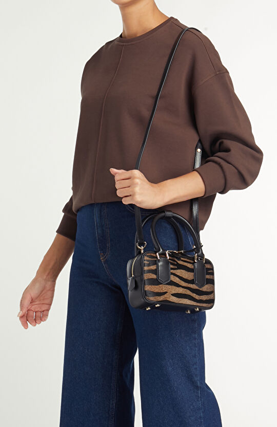 Zebra Kadın Deri Çanta