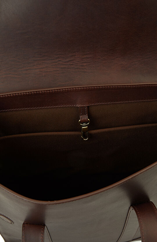 Kahverengi Erkek Deri Sırt Çantası