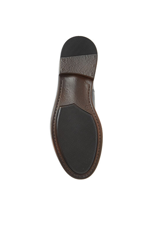 Siyah Erkek Deri Bot