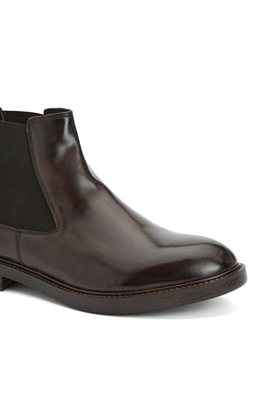 Kahverengi Erkek Deri Bot