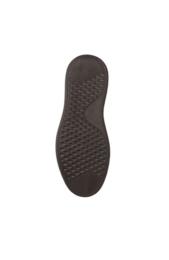 Kahverengi Erkek Deri Sneaker Bot