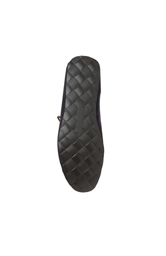 Lacivert Erkek Deri Driver Loafer