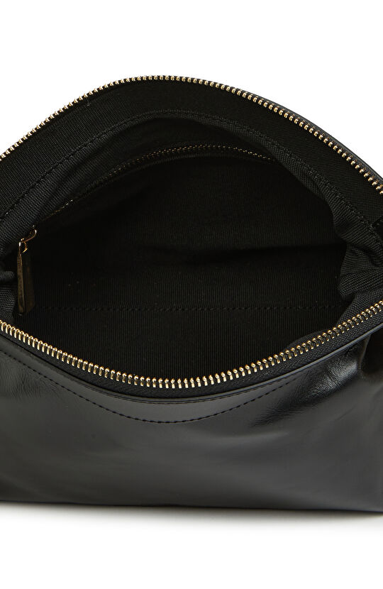 Siyah Kadın Deri Clutch