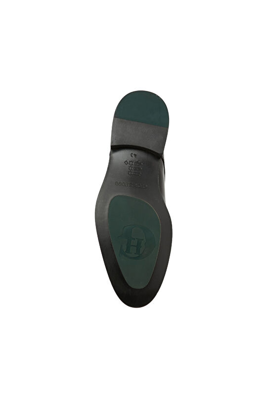 Siyah Erkek Rugan Deri Ayakkabı