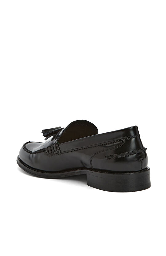 George Hogg for NetWork Siyah Erkek Deri Loafer