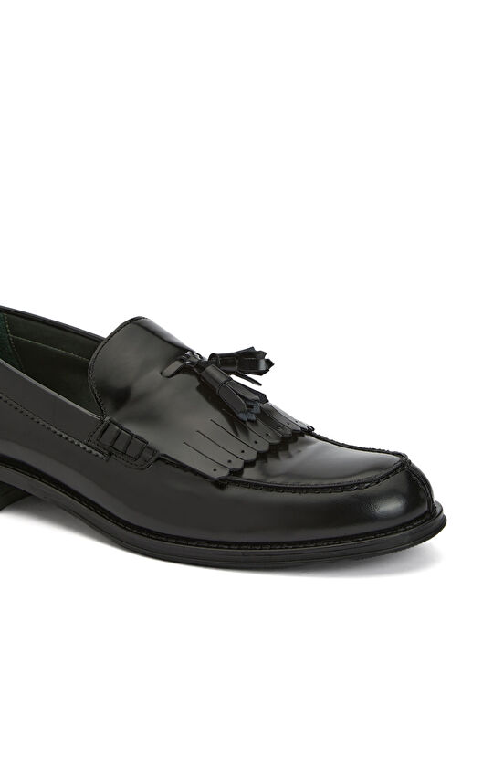 George Hogg for NetWork Siyah Erkek Deri Loafer