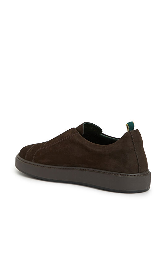 Kahverengi Erkek Deri Sneaker