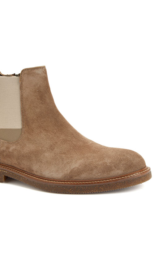 Vizon Erkek Chelsea Süet Deri Bot