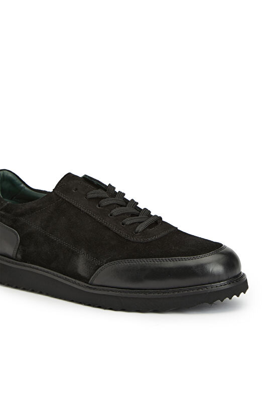 Siyah Erkek Süet Ayakkabı