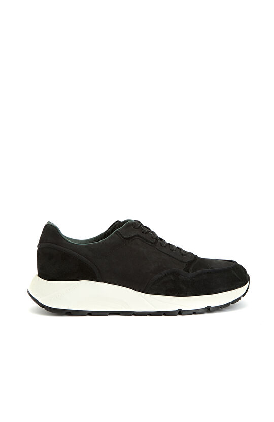 Siyah Erkek Süet Sneaker