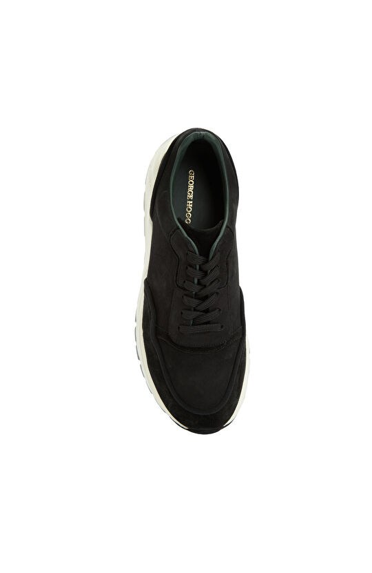Siyah Erkek Süet Sneaker