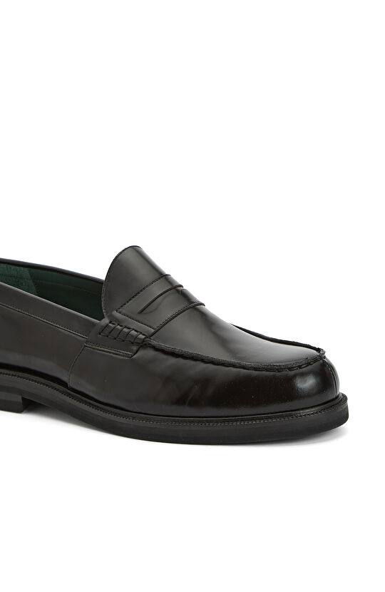 Siyah Erkek Deri Loafer