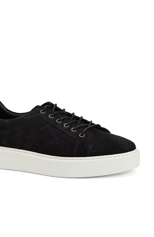 Lacivert Erkek Süet Sneaker