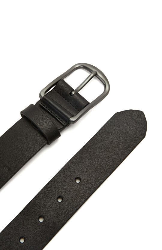 Siyah Erkek Deri Kemer