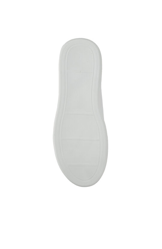 Beyaz Kadın Deri Sneaker