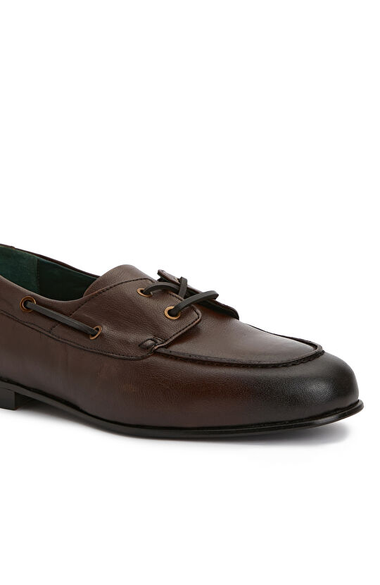 Kahverengi Erkek Deri Ayakkabı