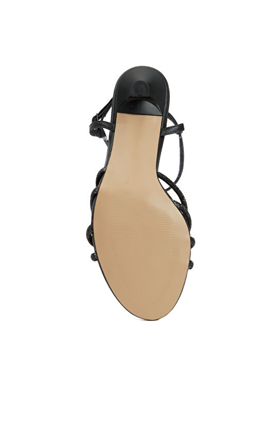 Siyah Kadın Abiye Sandalet