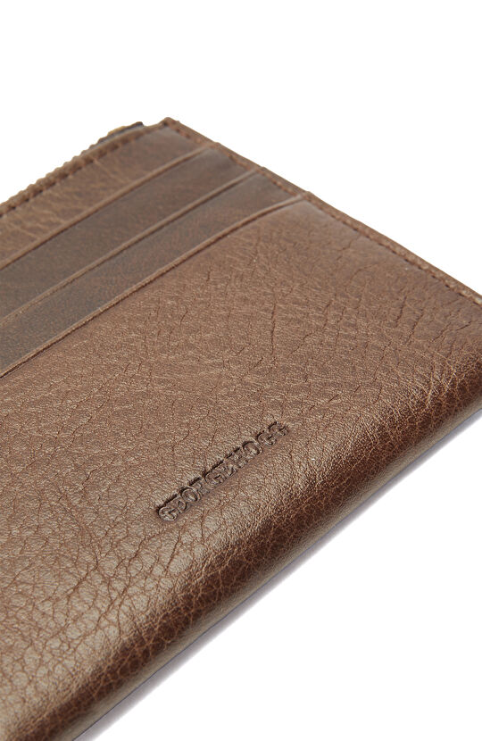 Kahverengi Erkek Deri Kartlık