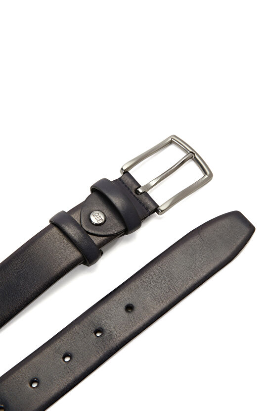 Lacivert Erkek Deri Kemer