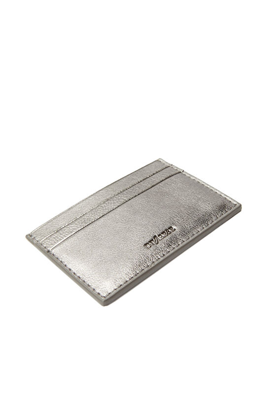 Gümüş Kadın Deri Kartlık