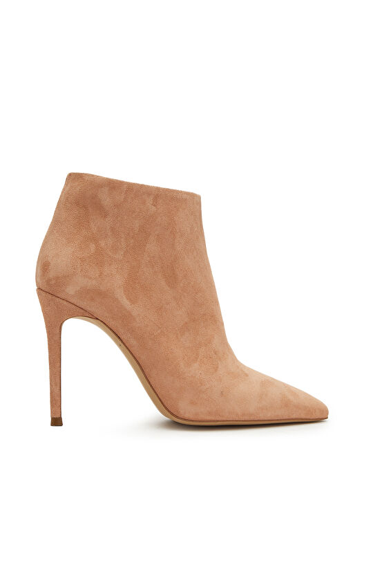 Nude Kadın Deri Süet Bot