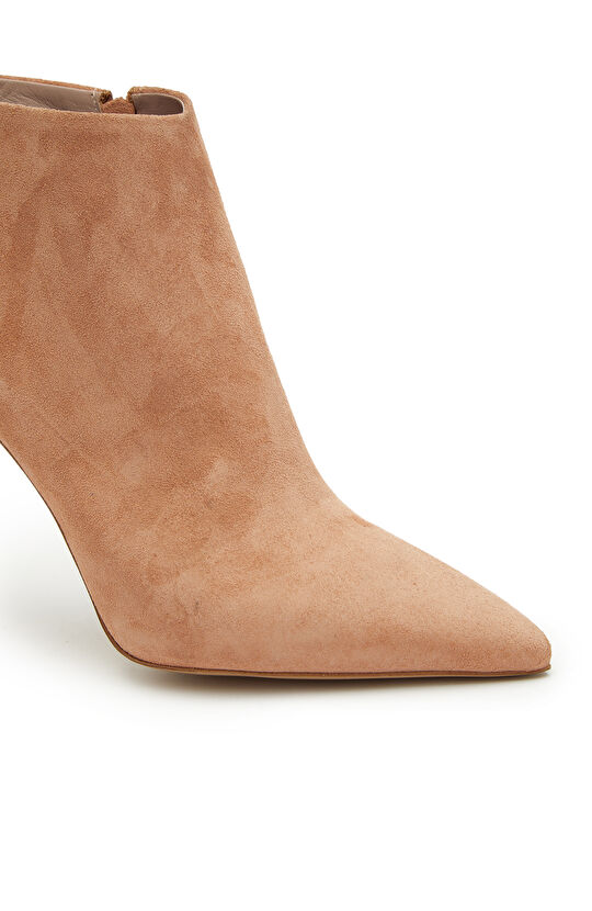 Nude Kadın Deri Süet Bot