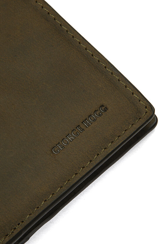 Haki Erkek Deri Cüzdan