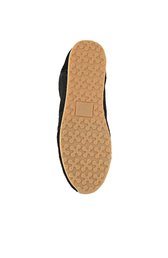 Siyah Kadın Deri Sneaker