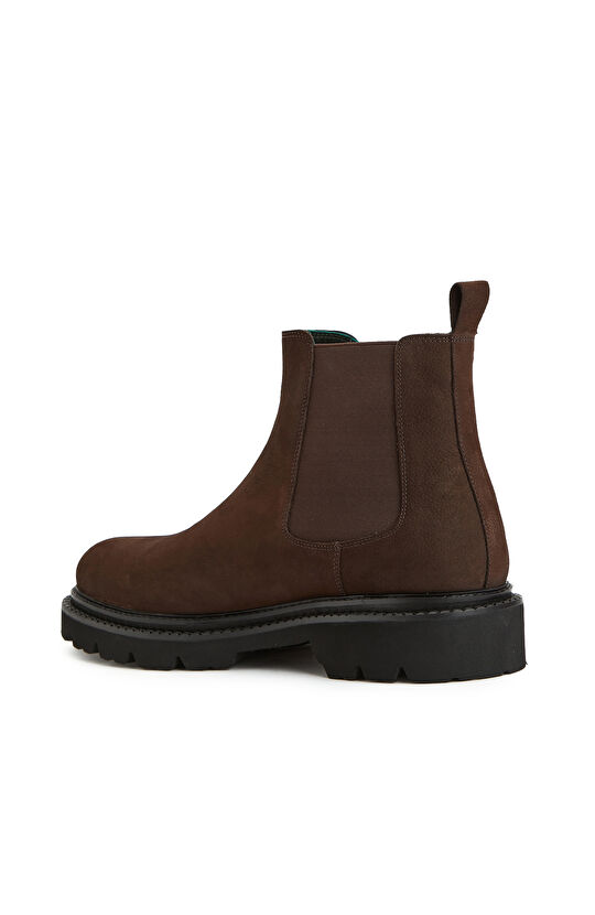 Kahverengi Chelsea Erkek Süet Deri Bot