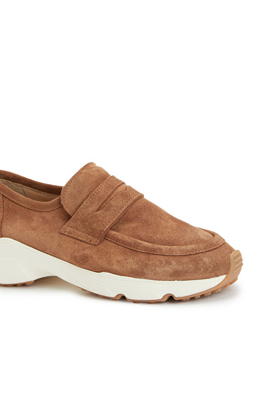 Taba Kadın Deri Ayakkabı