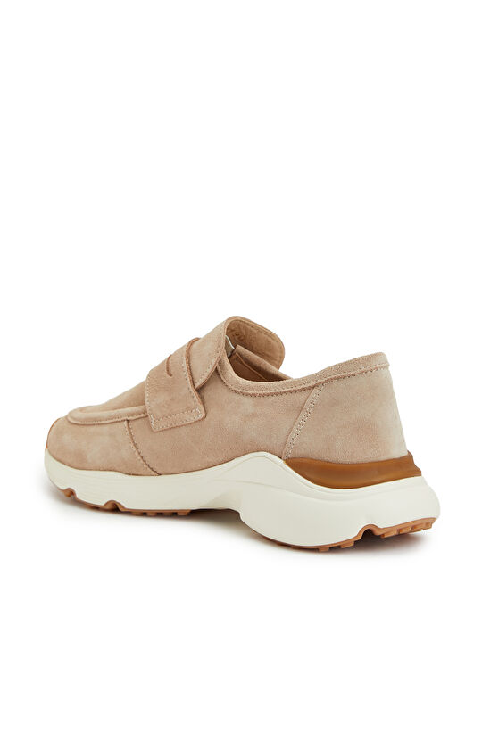 Bej Kadın Deri Ayakkabı