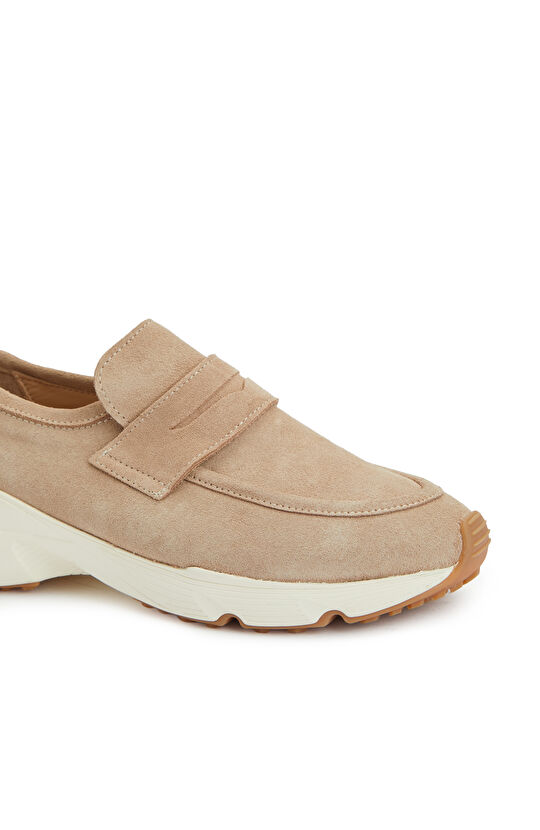 Bej Kadın Deri Ayakkabı