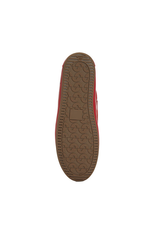 Kırmızı Kadın Deri Ayakkabı