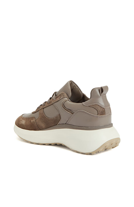 Vizon Kadın Deri Sneaker