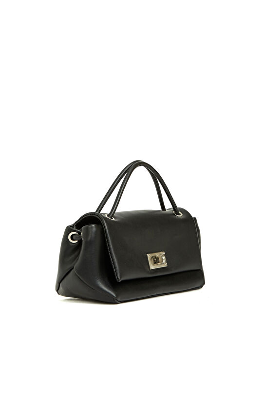 Black Women's Mini Leather Bag