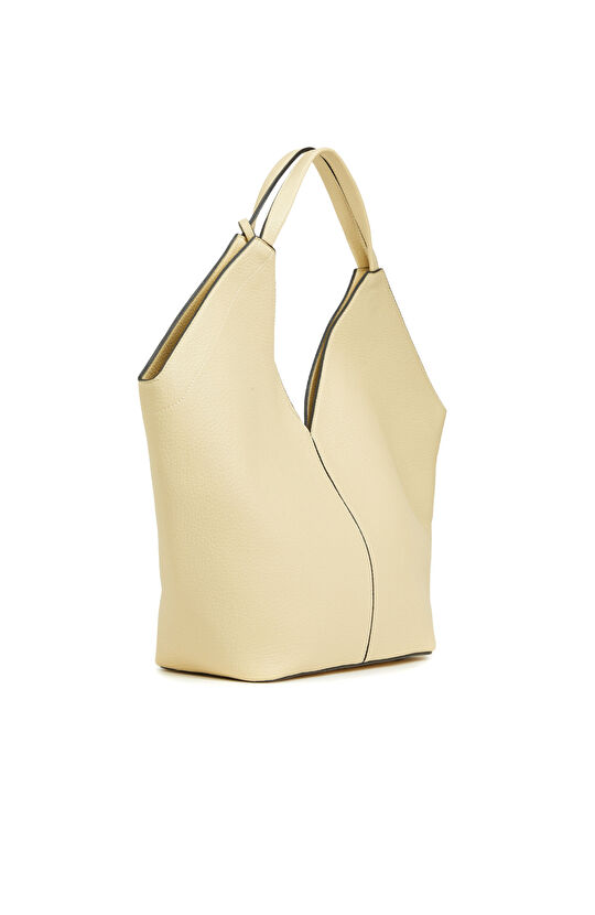 Sarı Floter Kadın Shopper Çanta