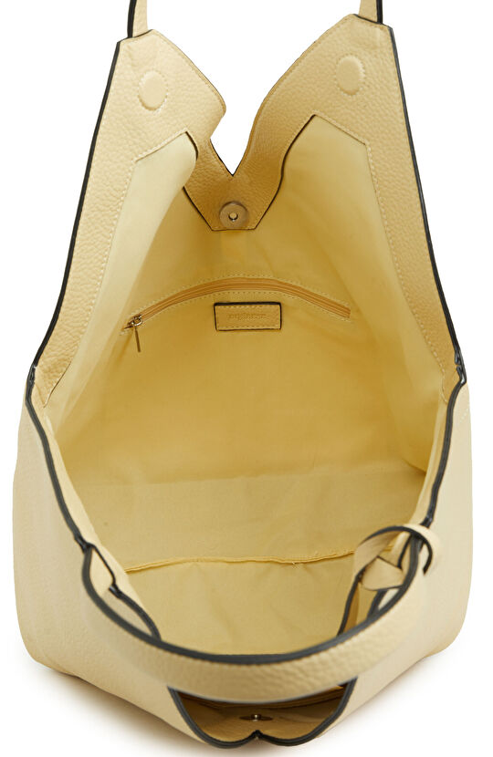 Sarı Floter Kadın Shopper Çanta