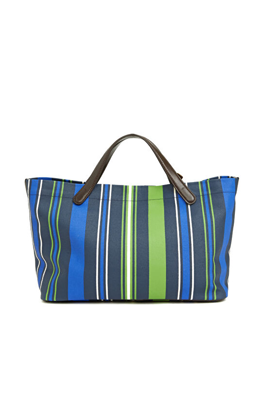 Renkli Deri Gözlük Kılıflı Kadın Kanvas Çanta