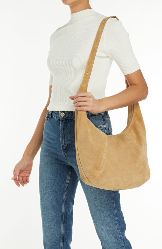 Camel Kadın Deri Çanta