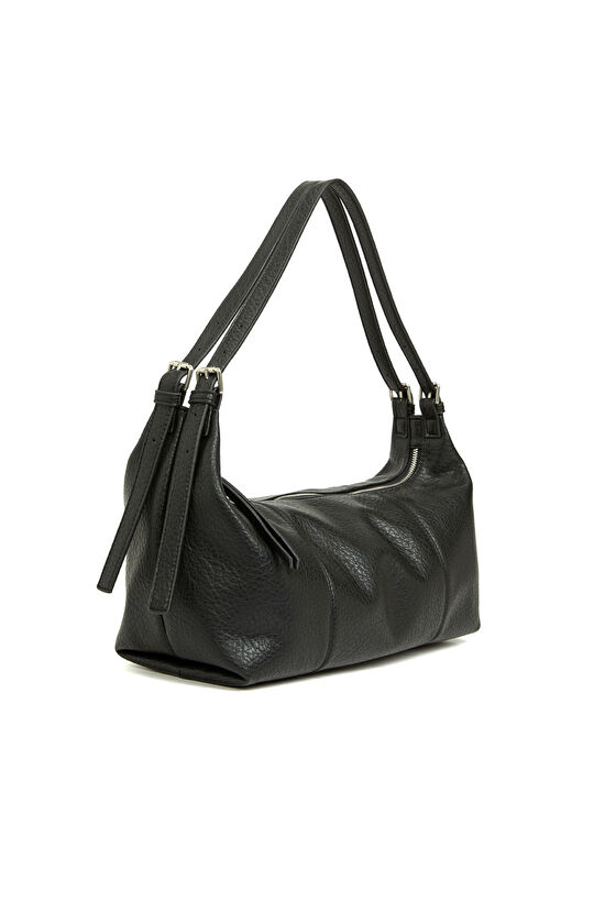 Siyah Kadın Deri Shopper Çanta