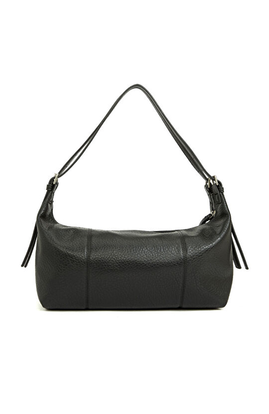 Siyah Kadın Deri Shopper Çanta