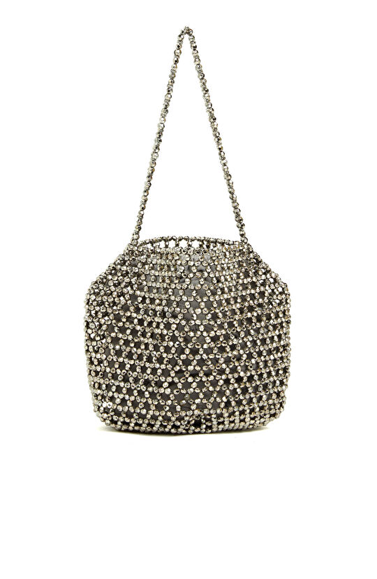 Antrasit Boncuklu Kadın Çanta