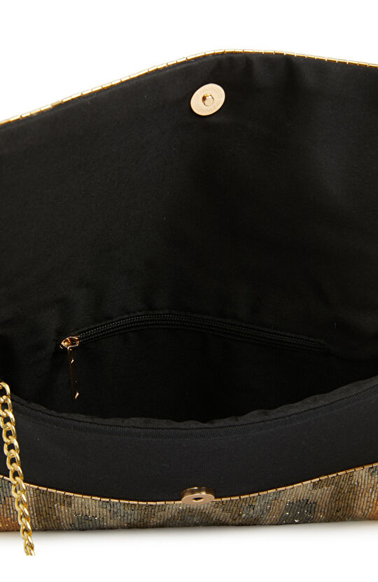 Renkli Boncuk İşlemeli Kadın Çanta